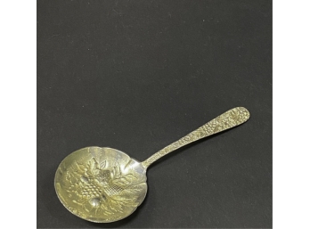 KIRK & SONS REPOUSSE STERLING SILVER BERRY SPOON
