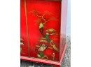 MID CENTURY MODERN CHINOISERIE RECORD CABINET