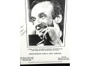 ELIE WIESEL AUTOGRAPHED PLAYBILL