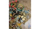 INTERESTING COLLECTION OF VINTAGE COSTUME JEWELRY
