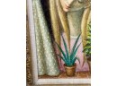 R. MORA (B 1909) 'SPANISH GIRL WITH FLOWERS'