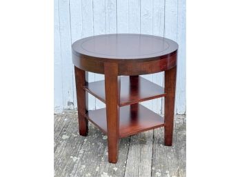 CONTEMPORARY (3) TIERED ROUND TOP TABLE