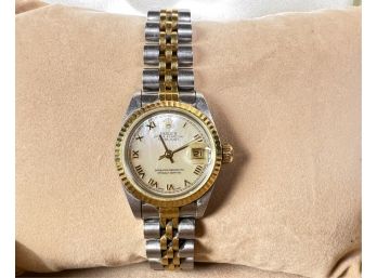 ROLEX OYSTER PERPETUAL DATEJUST WRISTWATCH