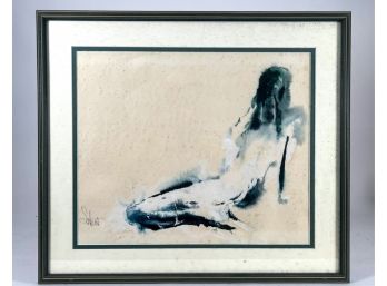 MARIE SCHLECHT (B-1923) 'NUDE IN BLUE'