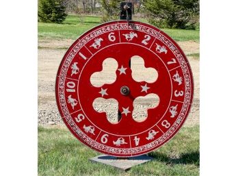 EQUESTRIAN THEMED SPINNING GAME WHEEL OF CHANCE