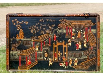 NICE QUALITY JAPANESE LACQUERED WALL HANGING