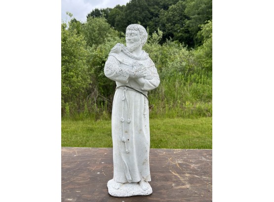CAST STONE STATUE of ST. FRANCIS of ASSISI