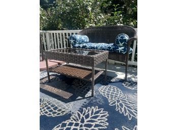 PATIO LOVESEAT and COFFEE TABLE