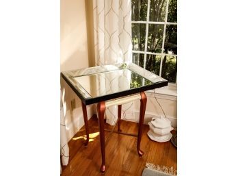 MIRRORED TRAY-TOP TABLE