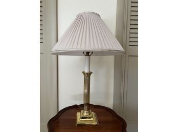 CLASSICAL-FORM BALWIN BRASS TABLE LAMP