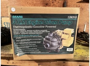 SEARS 3HP ENGINE DRIVEN PUMP
