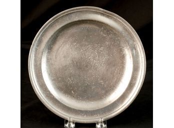 EARLY and RARE JOHN DANFORTH PEWTER PLATE