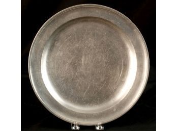 PEWTER DISH by SAMUEL PIERCE of GREENFIELD, MA