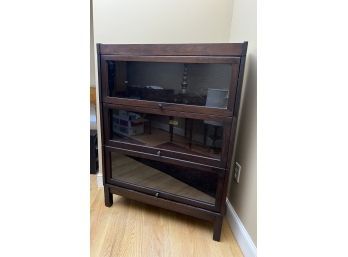 (3) TIER LUNDSTROM BARRISTER BOOKCASE