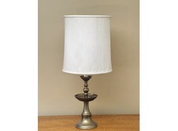 BRASS TABLE LAMP with DRIP PAN