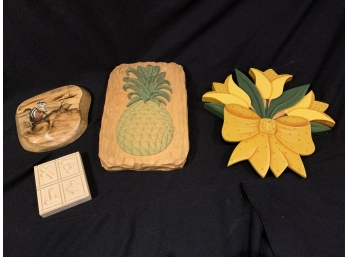 LOT OF WOODEN WARE