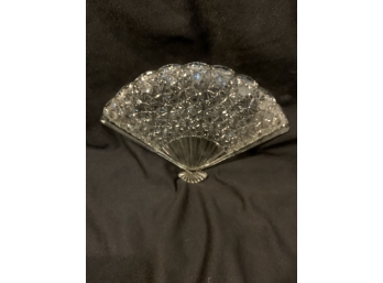 RUSSIAN STYLE SERVING GLASS DISH.