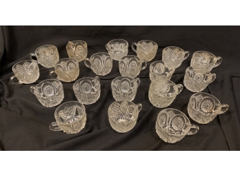GROUP OF 20 GLASS PUNCH CUPS.