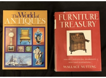 LOT OF 2 BOOKS OF ANTIQUES.