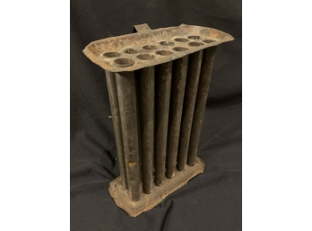 EARLY AMERICAN TIN CANDLE MOLD