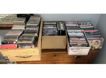 COLLECTION OF CDS AND DVDS