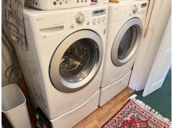 LG FRONT LOAD ELECTRIC WASHER AND DRYER