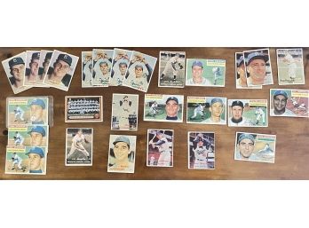 COLLECTION 1950's BROOKLYN DODGER BASEBALL CARDS