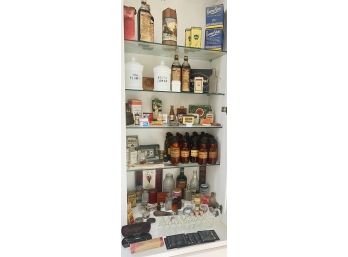 COLLECTION VINTAGE PHARMACY ITEMS AND ADVERTISING