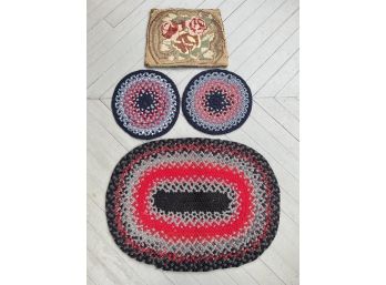 BRAIDED & HOOKED MAT and SEAT CUSHIONS