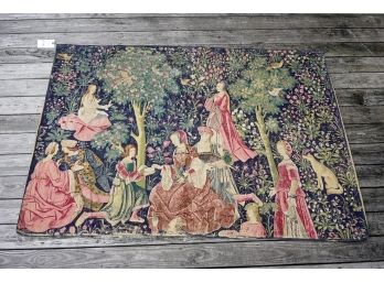 RENAISSANCE FAUX TAPESTRY WALL HANGING