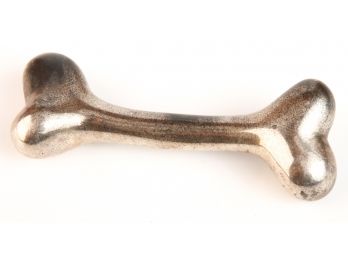 SILVER PLATED DOG BONE ATTRIBUTED TO GUCCI