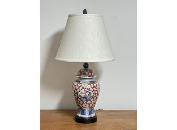JAPANESE IMARI PORCELAIN TABLE LAMP