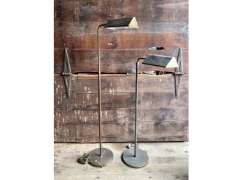 (2) ARTICULATED READING / FLOOR LAMPS