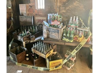 PICKERS CHOICE SODA BOTTLES, TABLES