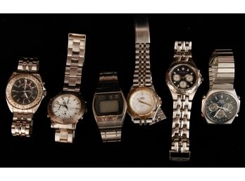 (2) MEN'S SEIKO WRIST WATCHES and (4) OTHERS