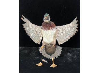 WOOD DUCK DRAKE SCULPTURE by A.G. TURNER