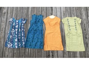 GROUPING OF 1960's-1970's DRESSES