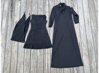 BLACK DRESS and SKIRT