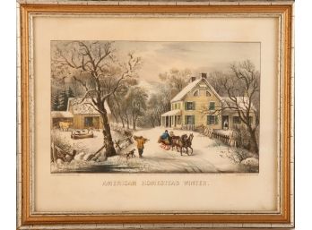 CURRIER and IVES (AMERICAN HOMESTEAD WINTER)