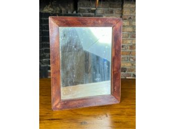 EARLY LOOKING GLASS In PINE FRAME
