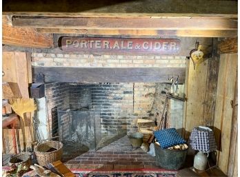 'PORTER, ALE & CIDER' PAINTED WAGON SIGN