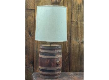 IRONBOUND KEG CONVERTED TO LAMP