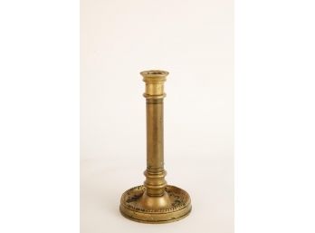 EXTREMELY HEAVY SOLID BRASS CANDLESTICK