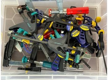 LOT MOSTLY IRWIN QUICK GRIP CLAMPS