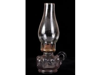 GLASS FINGER LAMP with GOTHIC LANCET MOTIF