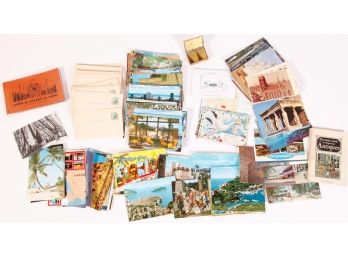 GROUP OF ANTIQUE & MODERN POST CARDS