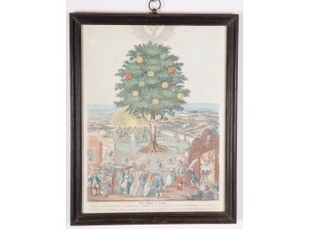 REPRINT OF THE TREE OF LIFE in (19th c) FRAME