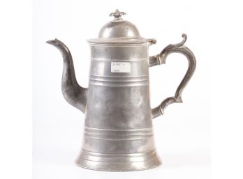 PEWTER TEAPOT attrb. To  ROSEWELL GLEASON