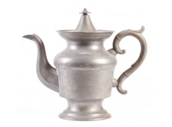PEWTER COFFEE POT by H.B. WARD of CT