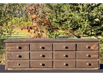 SMALL (12) DRAWER COUNTRY CABINET